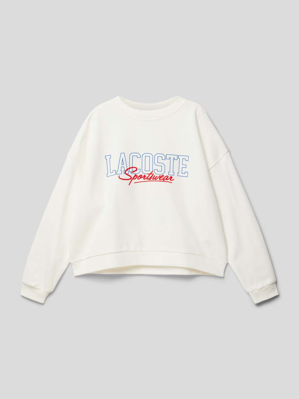 

Толстовка с этикеткой Lacoste, белый