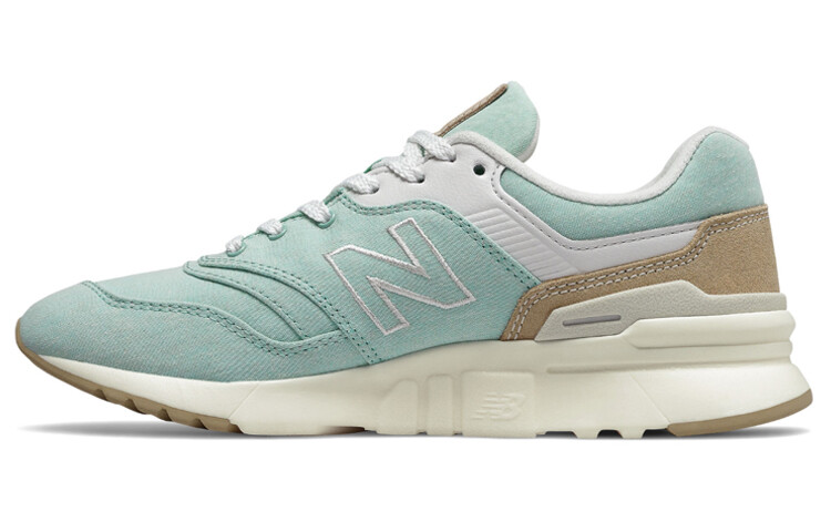 

Кроссовки женские NB 997H с низким верхом цвета мятно-зеленый/белый/коричневый New Balance