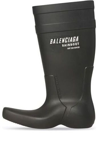 

Кроссовки excavator boots 'black rubber' Balenciaga, черный
