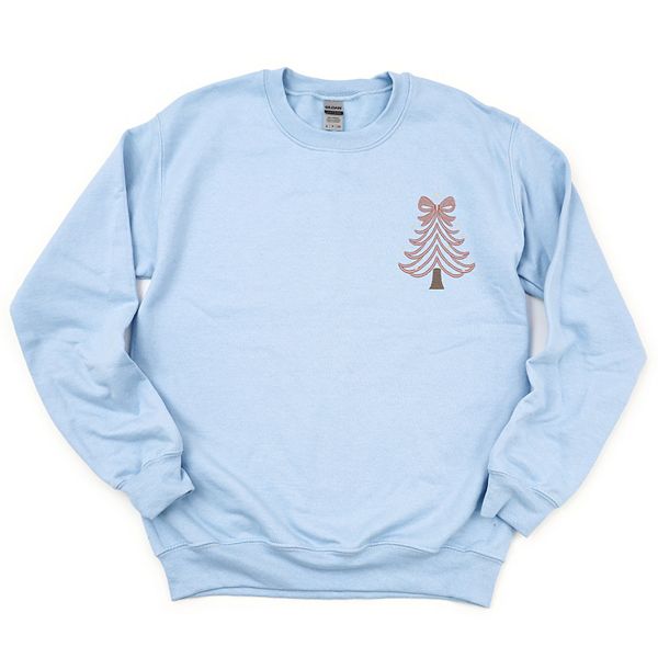 

Вышитая кокетливая розовая елка - женский графический свитшот Simply Sage Market, Light Blue, Розовый, Вышитая кокетливая розовая елка - женский графический свитшот Simply Sage Market, Light Blue