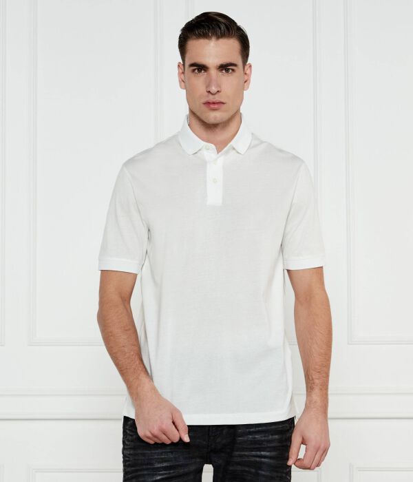 

Рубашка поло Regular fit Armani Exchange, белый