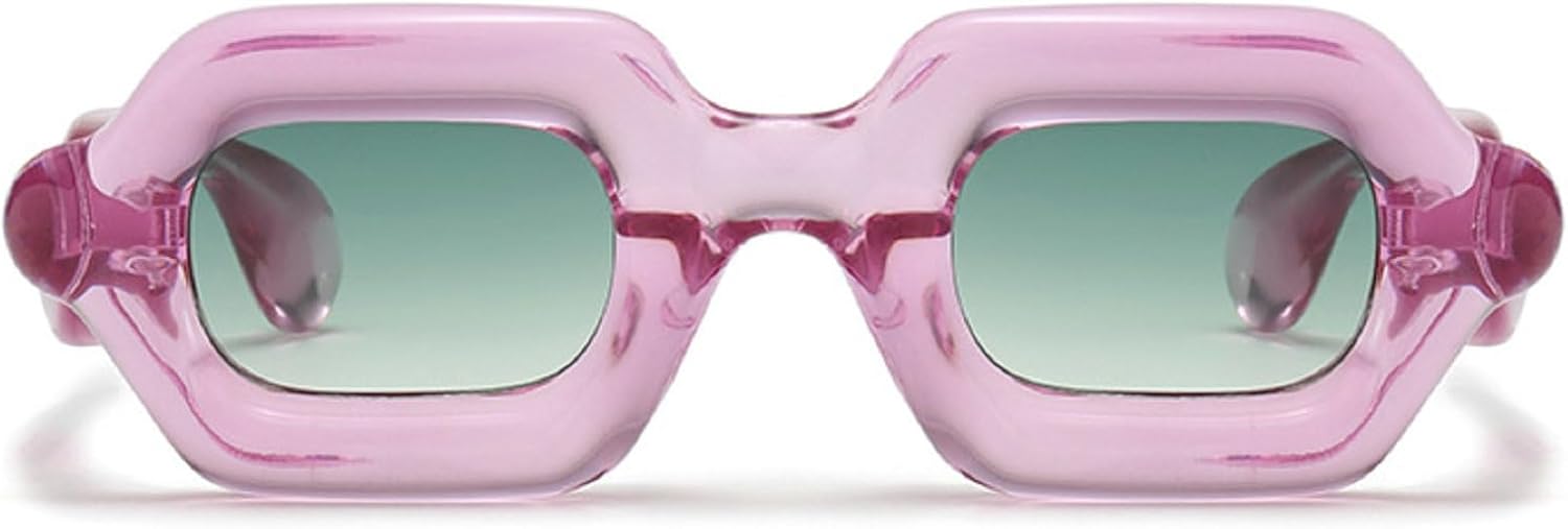 

Солнцезащитные очки в стиле панк-квадрат для женщин и мужчин, в стиле Y2K, хип-хоп, с градиентной оправой, роскошные солнцезащитные очки для отдыха, унисекс, пляжные очки mincl, C5