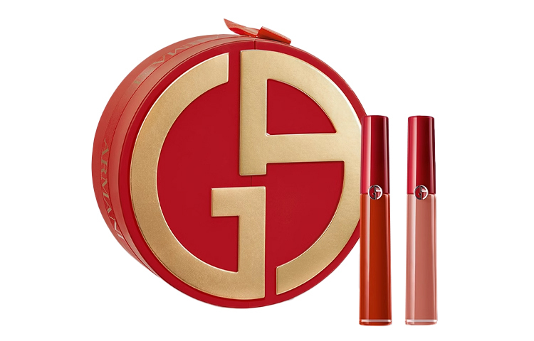 

GIORGIO ARMANI Amani Redtube рождественский бокс лимитированная серия комплект одежды блеск для губ велюр 2 шт