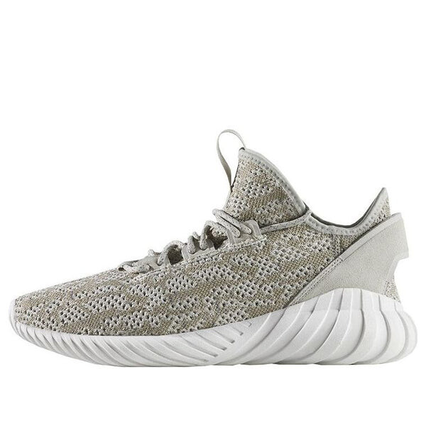 

Кроссовки tubular doom sock primeknit 'sesame' Adidas, бежевый