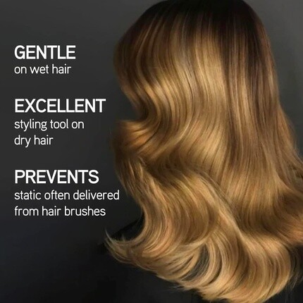 Iles Formula Paris New York Расческа для укладки кондиционера Iles Formula с широкими зубьями, мягкая и мягкая - белый — фото 3