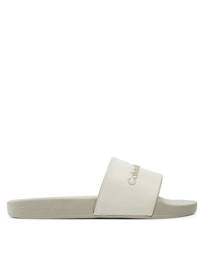 

Шлепанцы Calvin Klein Jeans Slide Instituitional Mtr, экрю