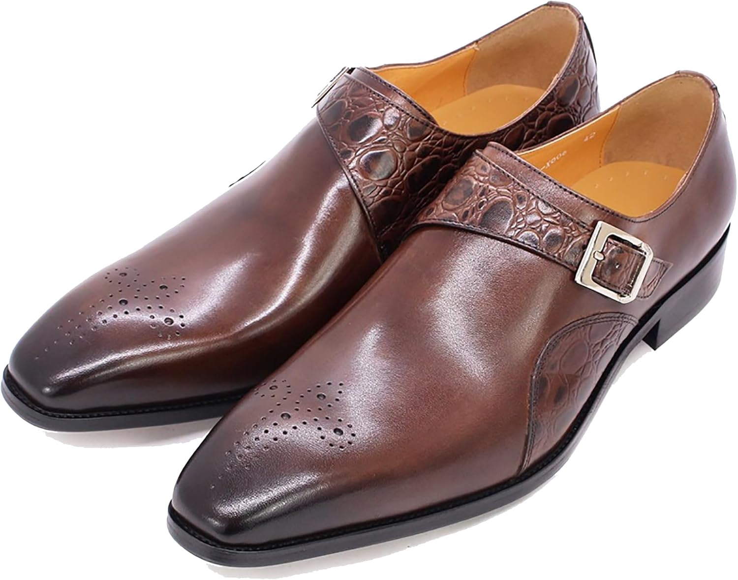 

Мужские лоферы Santimon, повседневные классические с застежкой-монеткой, из натуральной кожи, ручная работа, смокинговые, формальные, модные, для ходьбы, Coffee