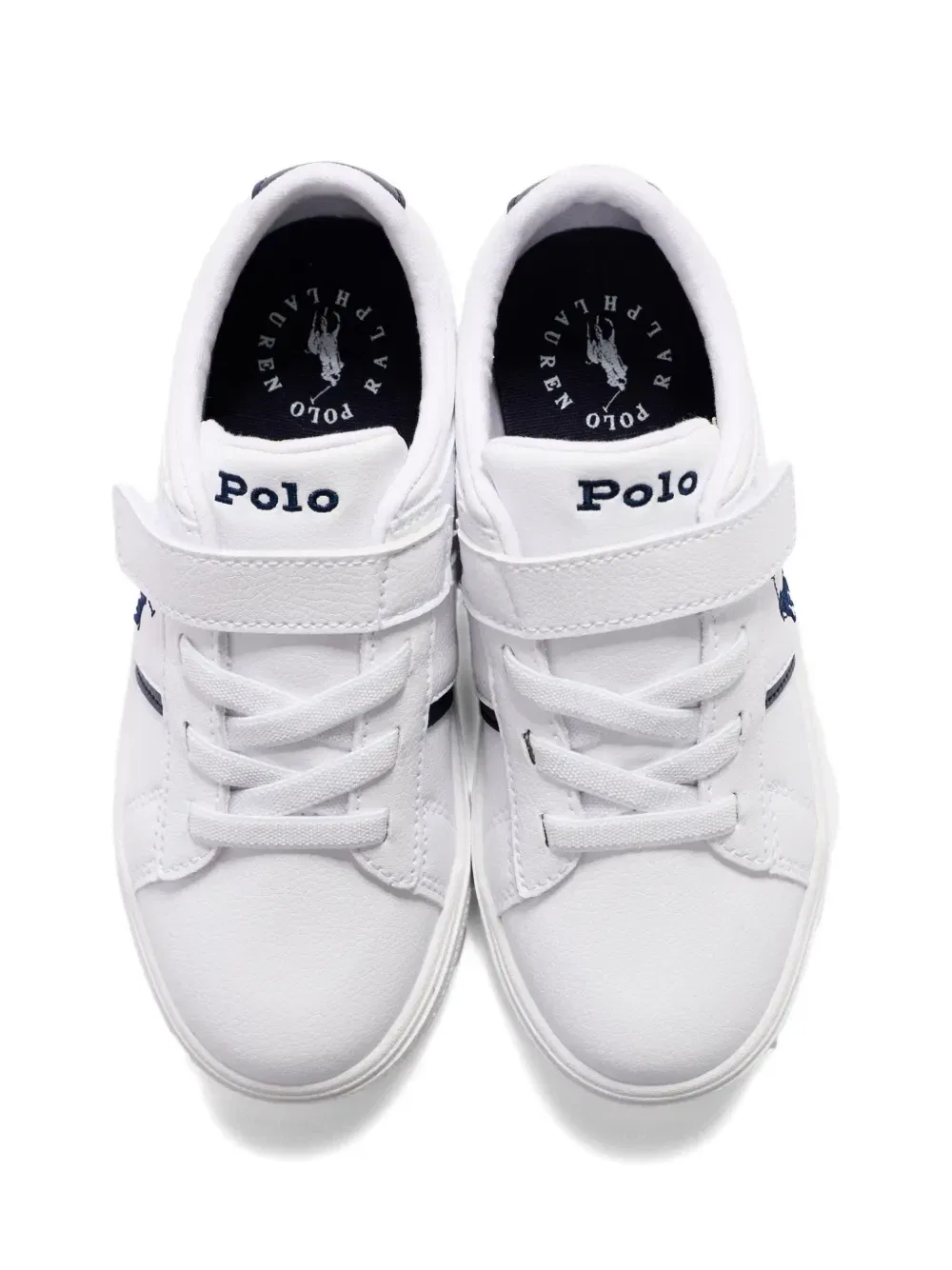 Кеды с одним ремешком и логотипом Polo Ralph Lauren Kids, белый — фото 4