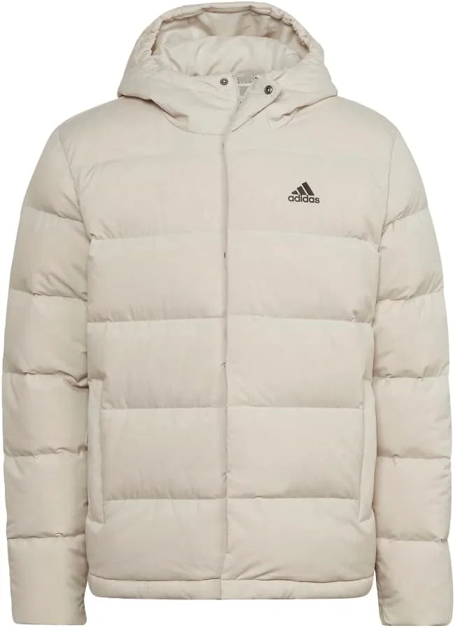 Куртка пуховая с капюшоном adidas, цвет Alumina