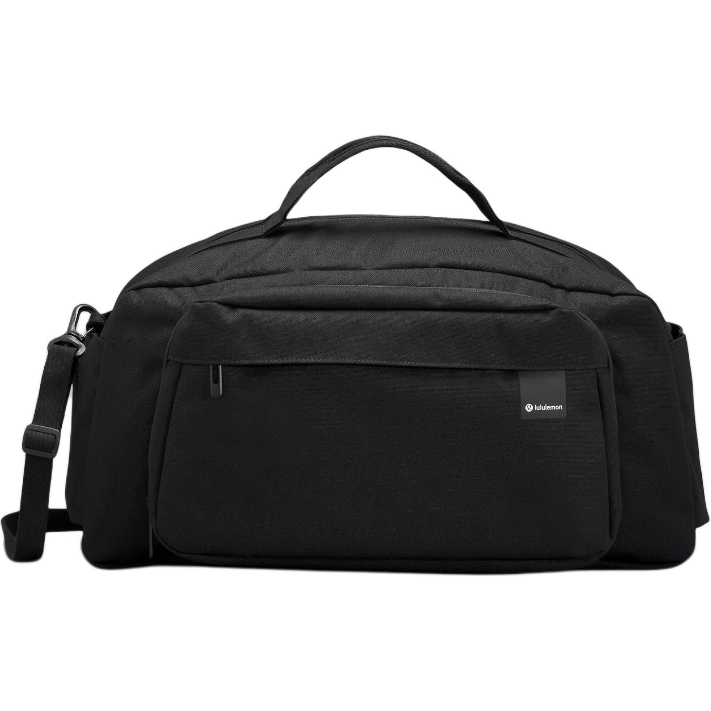 

Lululemon Переработанный материал портативная сумка через плечо дорожная сумка 40 литров унисекс, Black