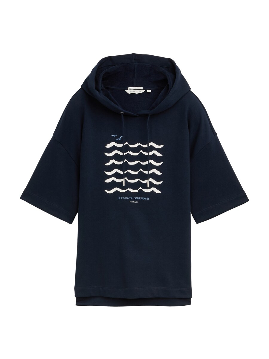

Толстовка TOM TAILOR, цвет marine blue/Dusty blue