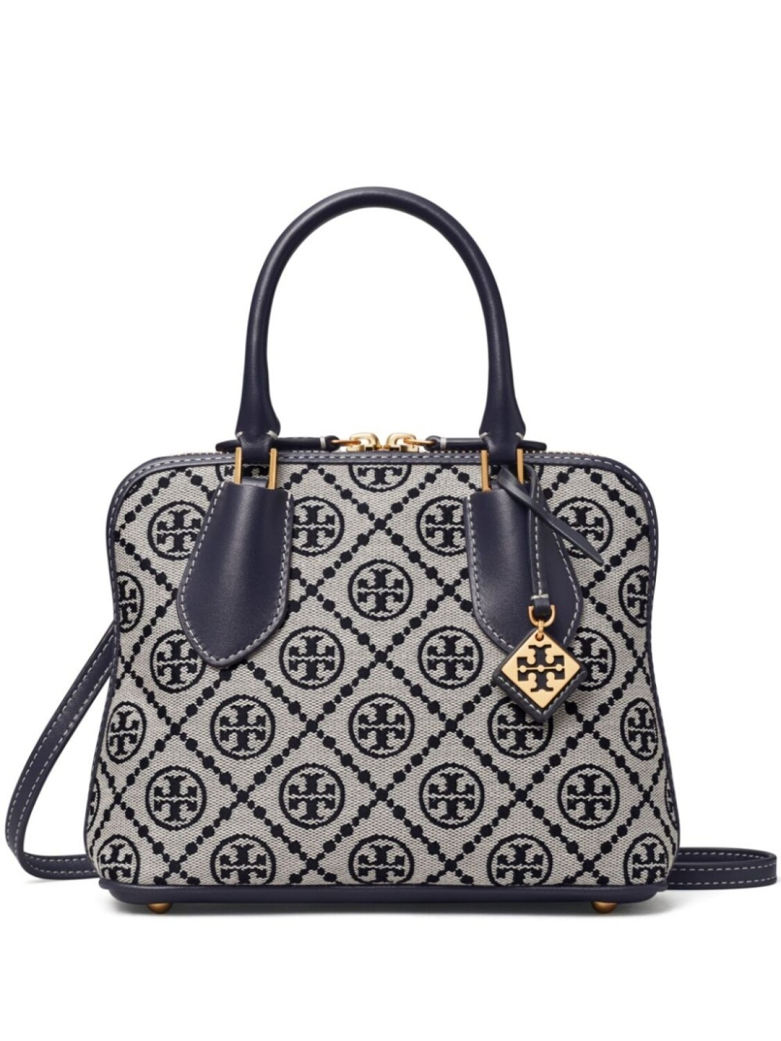 

Tory Burch сумка-тоут T Monogram размера мини, синий