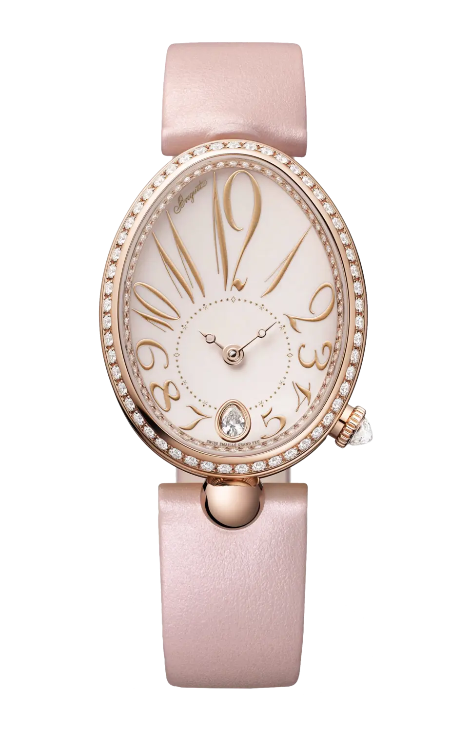 

Часы Breguet Reine de naples 8918 из золота с бриллиантами 36,50 х 28,45 мм