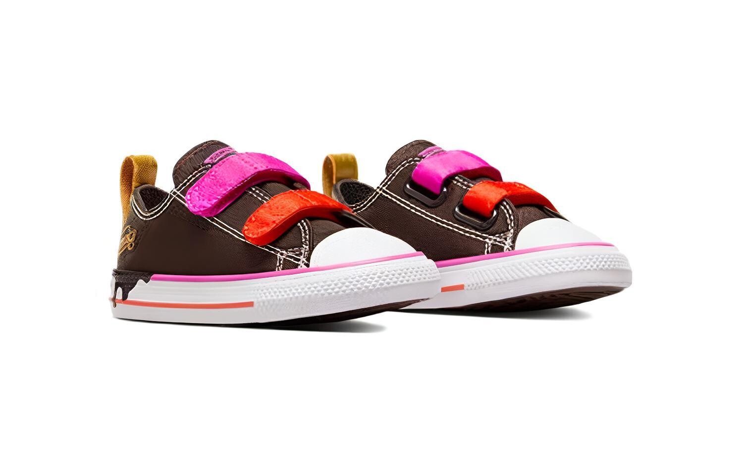 Кроссовки Converse Chuck Taylor All Star для малышей TD, Brown/Pink — фото 3