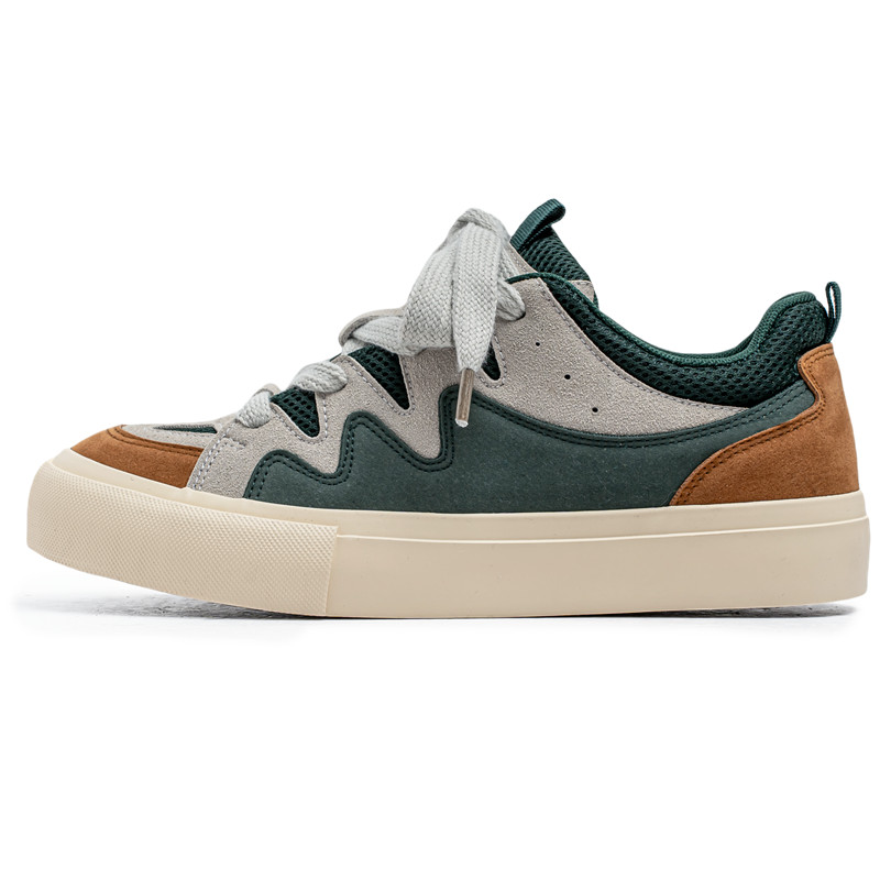 

GAISIMA Дышащие низкие скейтерские кроссовки мужские зеленые, цвет Green