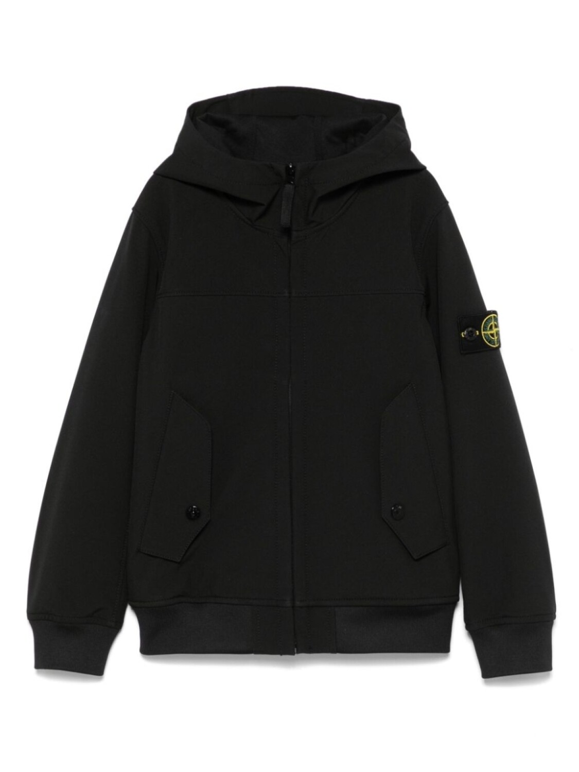 

Stone Island Junior куртка с капюшоном, черный