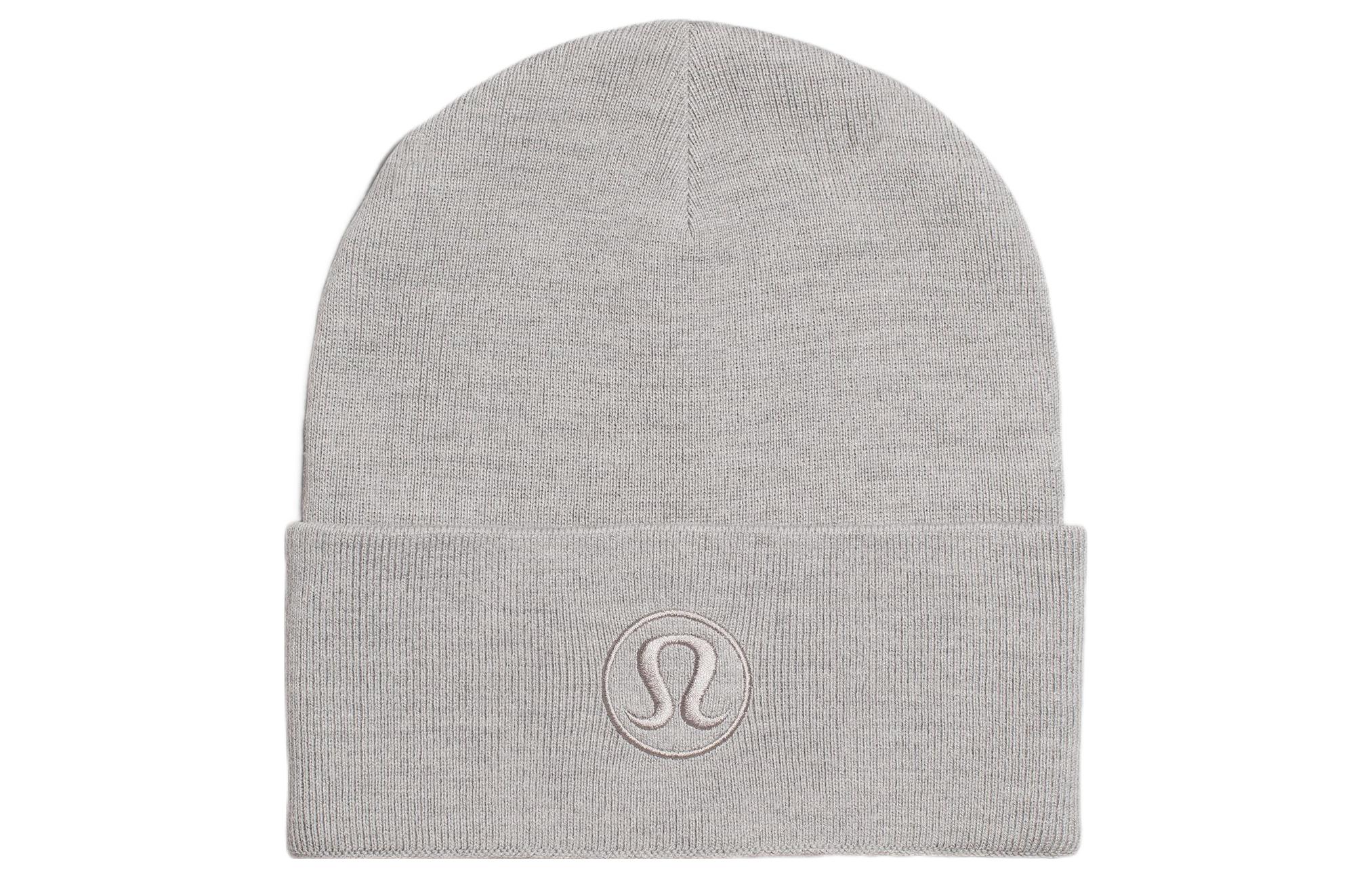 

Lululemon Шерстяная вязаная шапка унисекс серая, GUGG/GULG( Gull Gray )