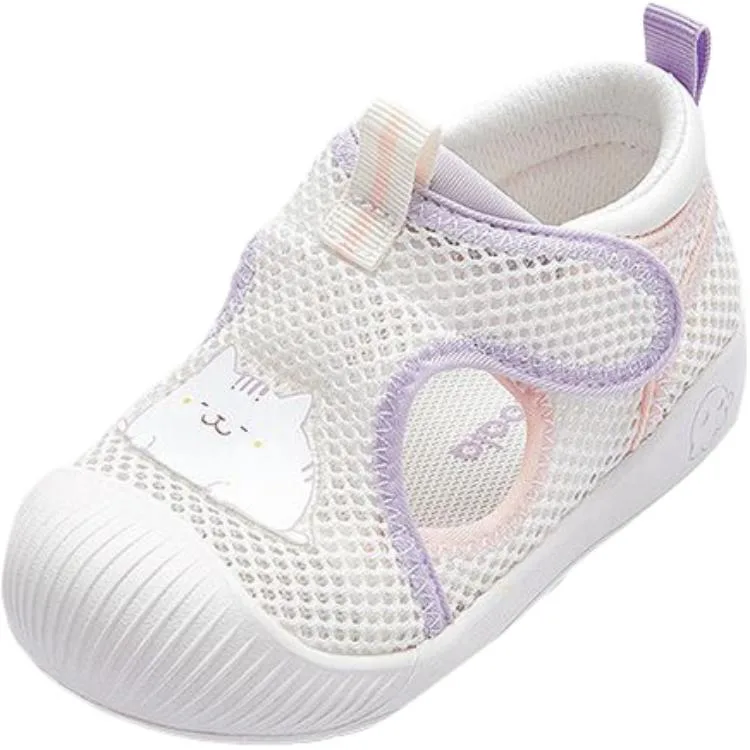 Little Octopus 2.0 Slip Resistant Abrasion Resistant низкие детские кроссовки BALABALA, белый фиолетовый tone