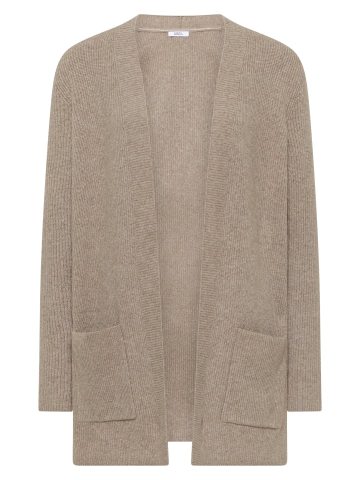 

Cecil Кардиган с открытой структурой, коричневый