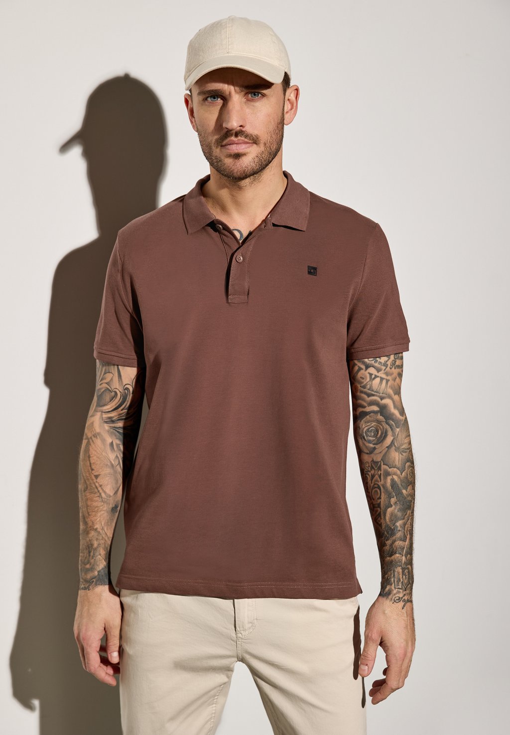 

Поло Street One MEN, коричневый