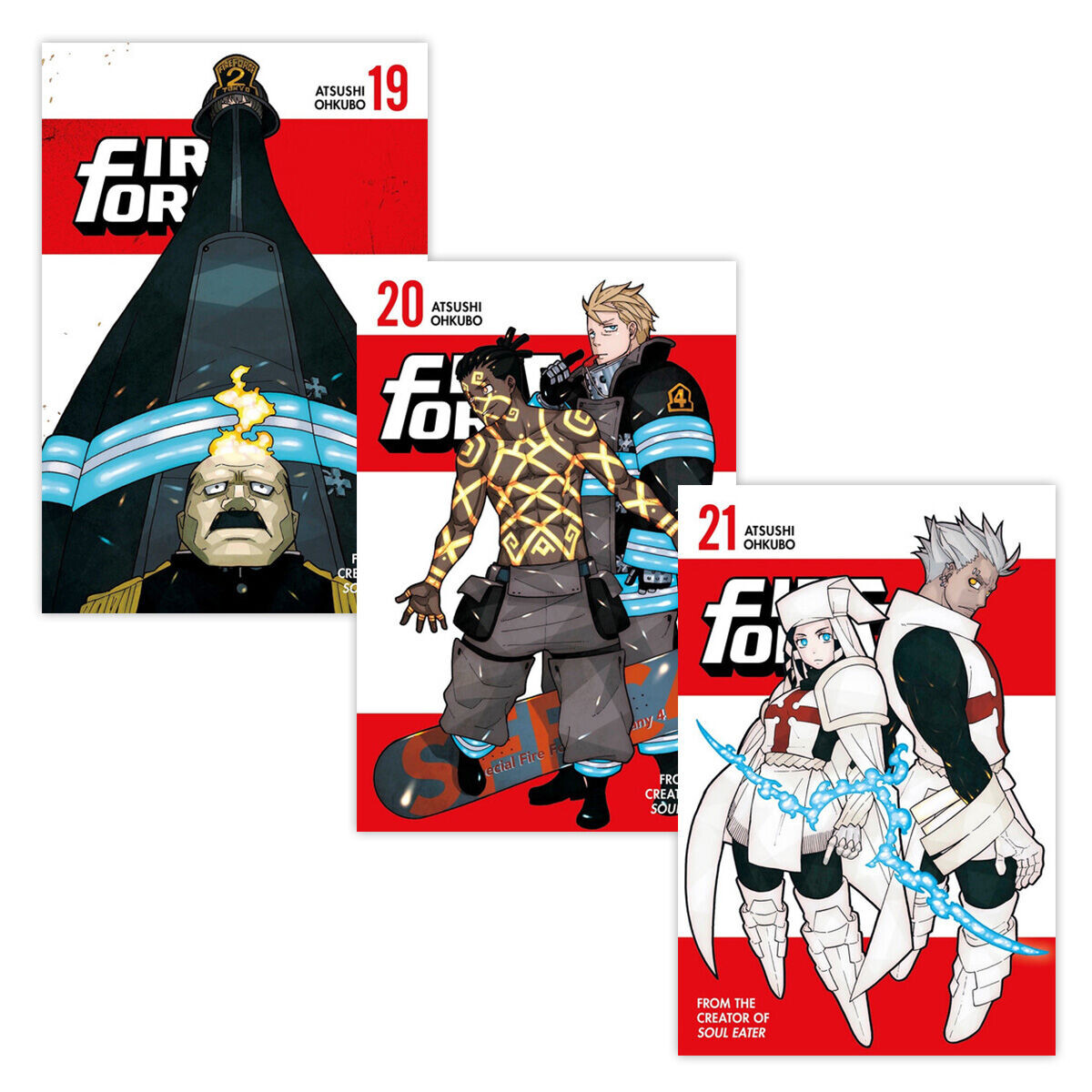 

Манга Fire Force Manga (19-21) Bundle