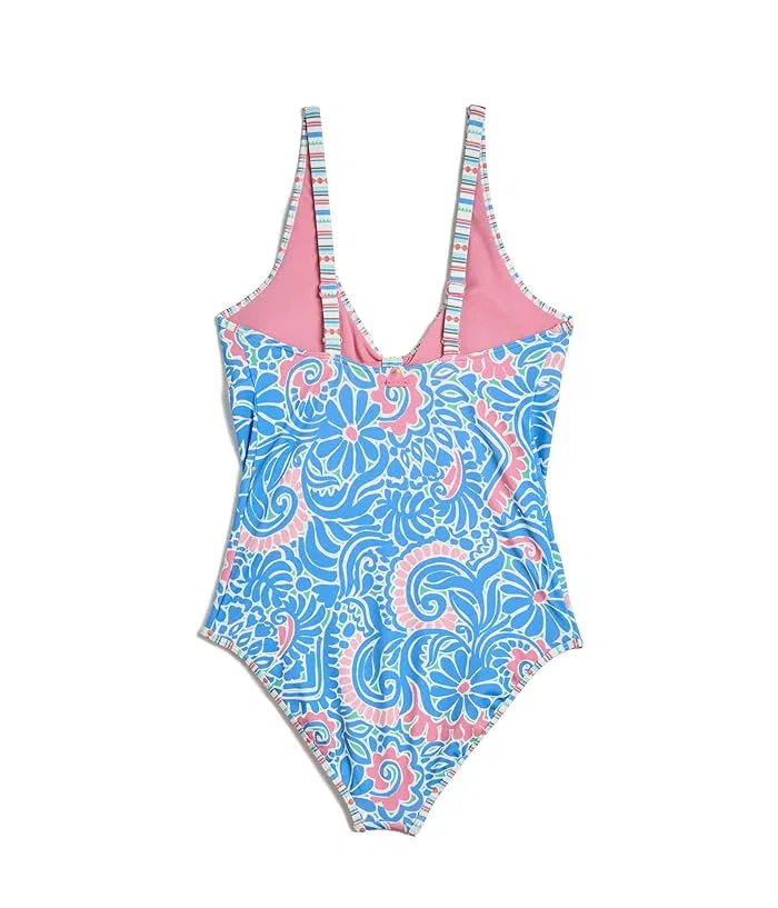 Купальник цельный регулируемые бретели Cascais One-Piece Roxy Kids, Ivory — фото 2