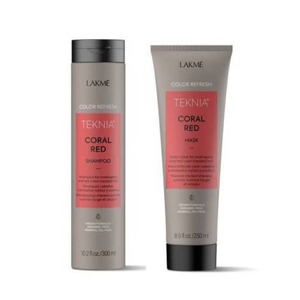 

Lakme Shampoo And Mask Refreshing Red Set - 300 мл шампунь и 250 мл маска для волос Lakmé