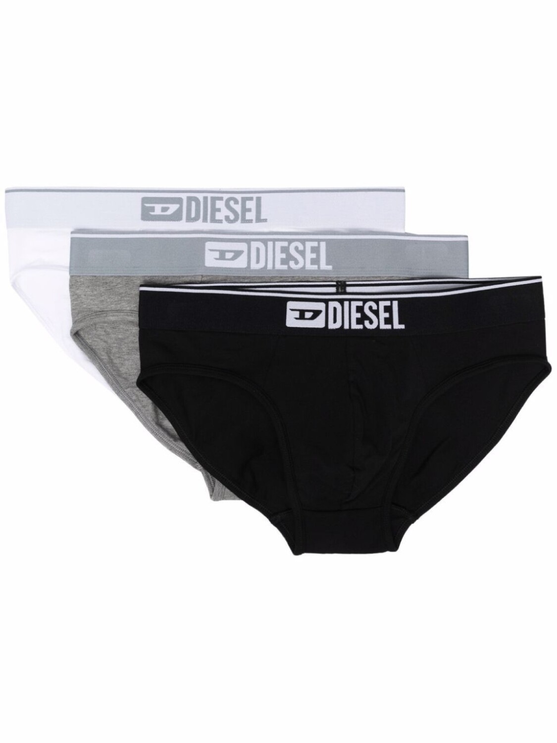 

Diesel комплект из трех трусов-брифов, серый