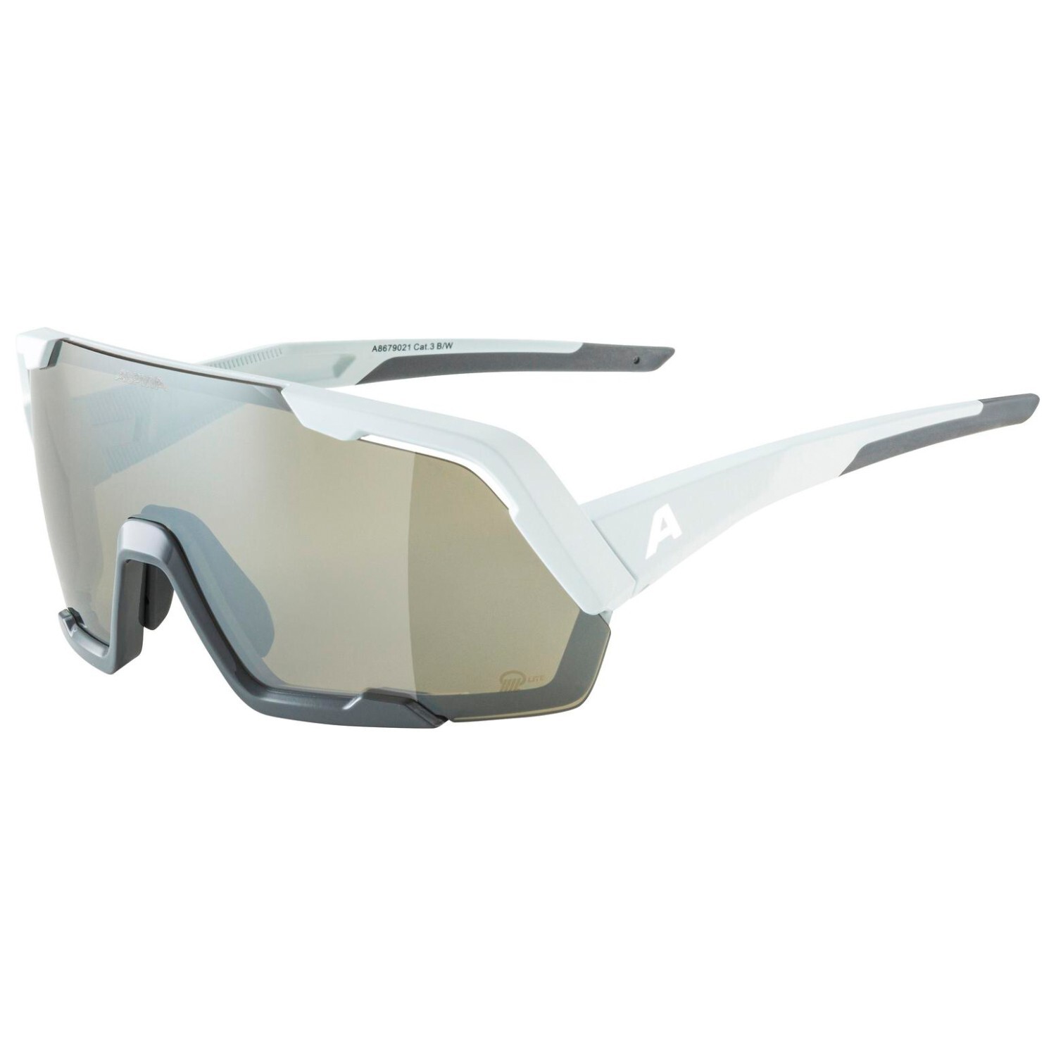 

Велосипедные очки Alpina Rocket Q Lite Mirror Cat 3, цвет Smoke/Grey Matt