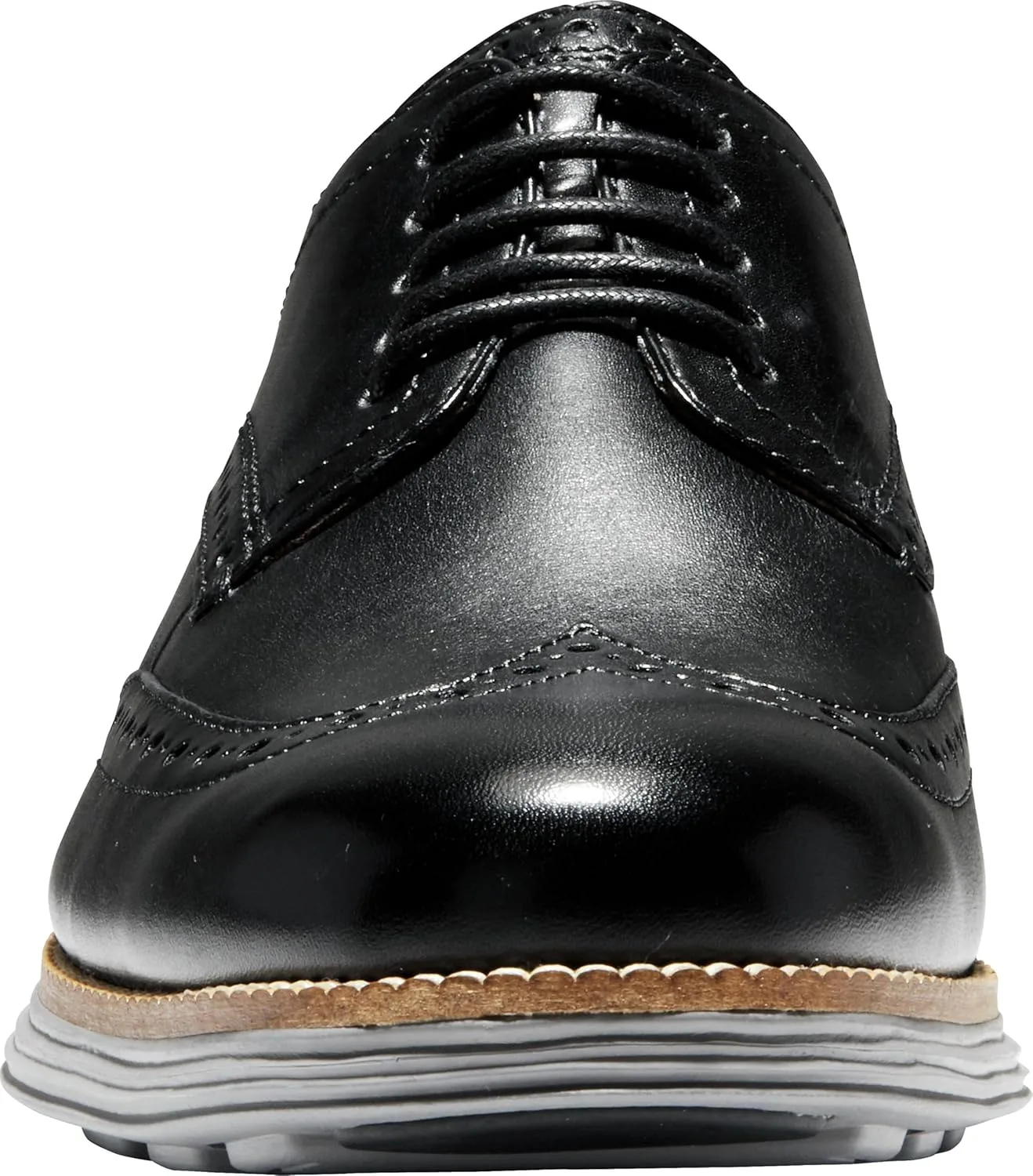 Мужские оксфорды Cole Haan Grand Tour Wingtip, черный — фото 2