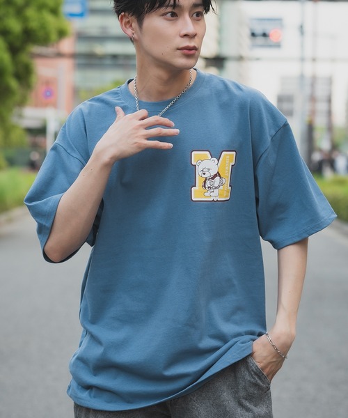 

Футболка с короткими рукавами и графическим принтом Sideway Stance, темно-синий