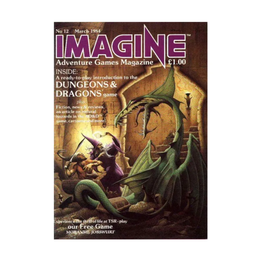 

Журнал #12 "AD&D Solo Module - Tomb of the Kings", Imagine Magazine
