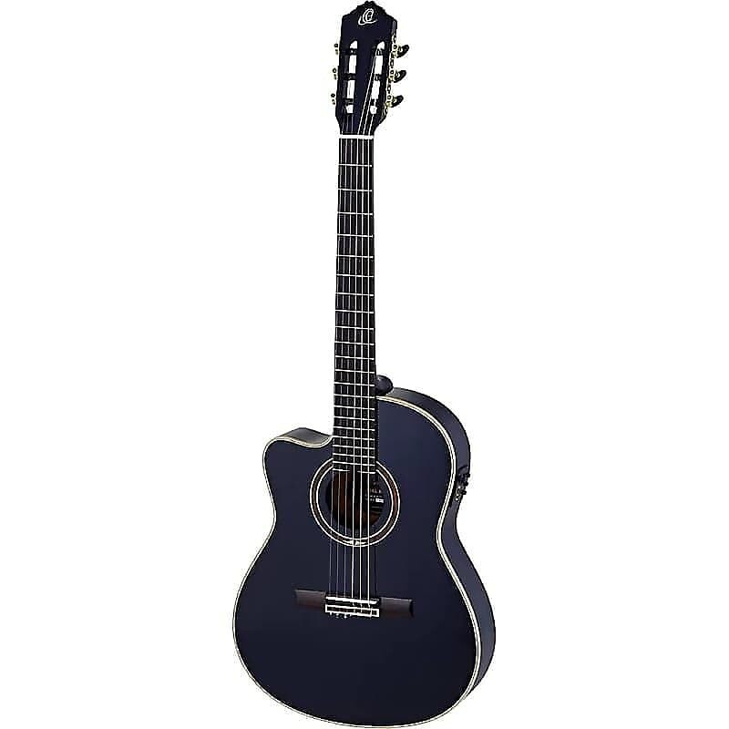 

Акустическая гитара Ortega Guitars Performer Series A/E Left-Handed Thinline Body Guitar in Black Gloss w/ Gig Bag & Vid