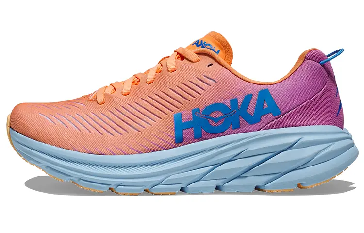 

Кроссовки женские Rincon 3 с низким верхом, оранжево-фиолетовые Hoka One One