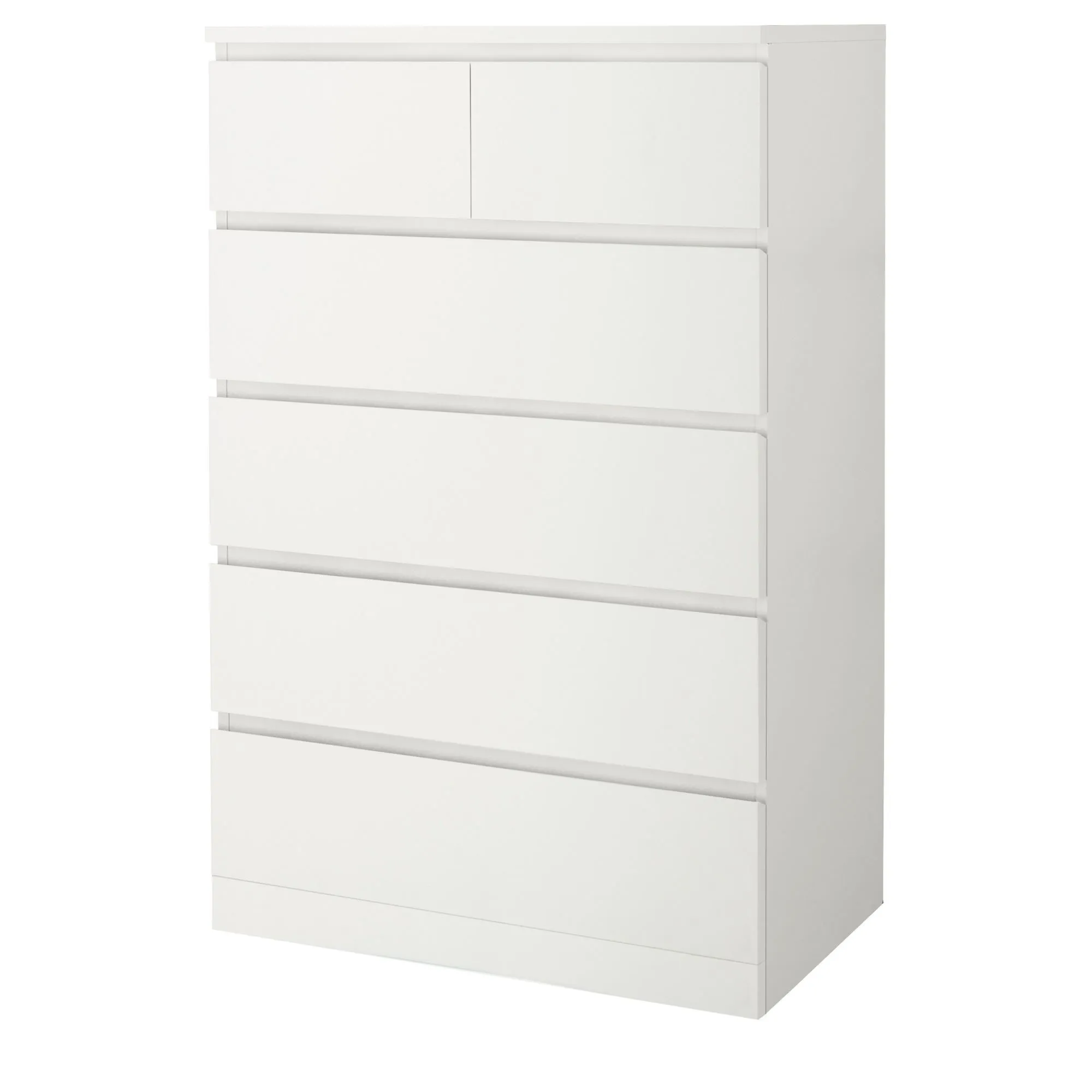 Комод с 6 ящиками IKEA Malm, 80x123 см, белый