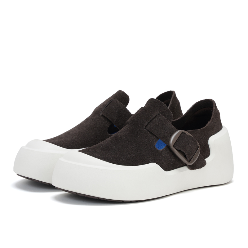 Devo Life Женские повседневные туфли-лодочки из темно-коричневой замши, цвет Dark Brown Suede — фото 3