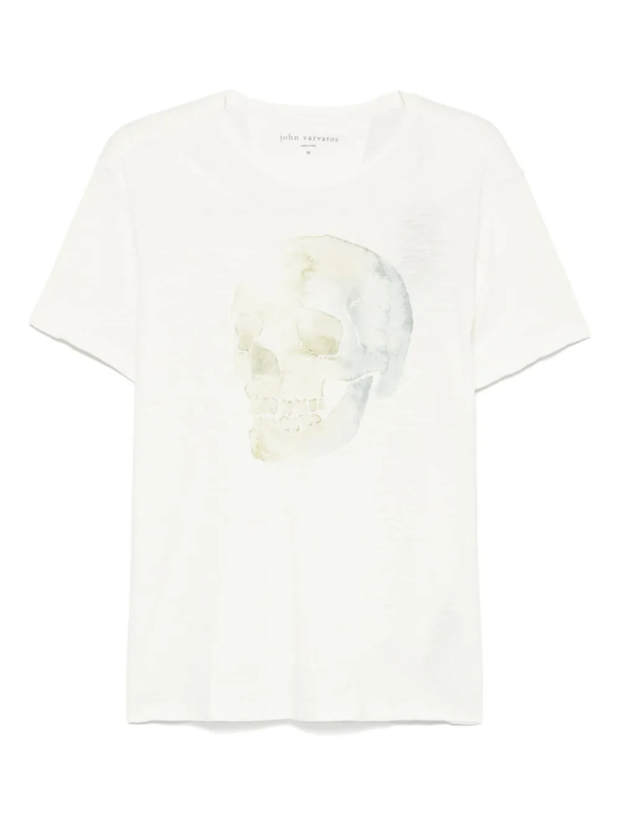 

John Varvatos футболка с декором Skull, белый