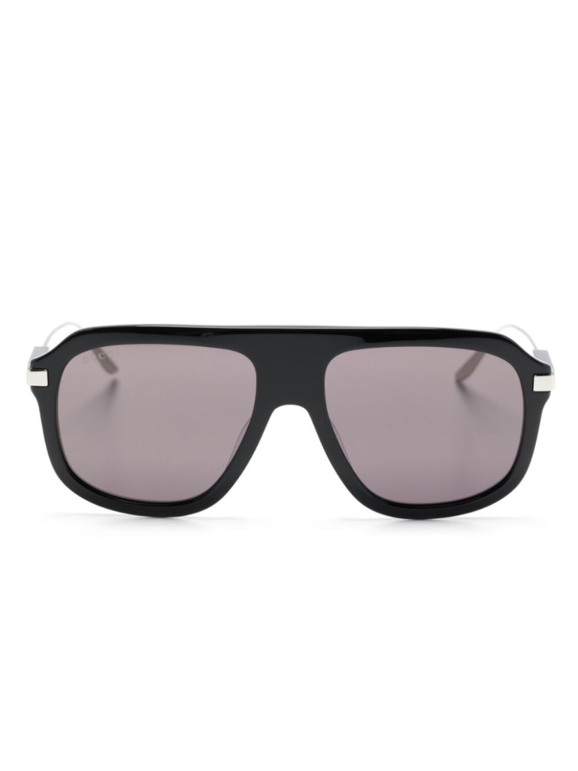 

Gucci Eyewear pilot-frame acetate sunglasses, черный