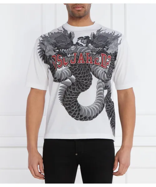 

Футболка футболка Oversize fit Dsquared2, белый