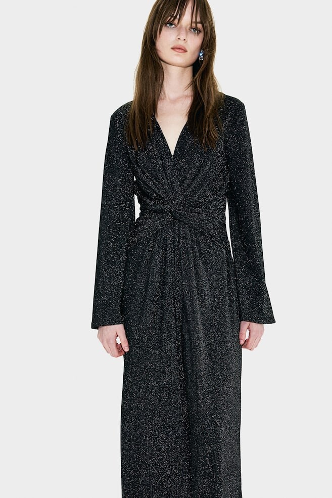 

Комбинезон с узлом H&M, черный