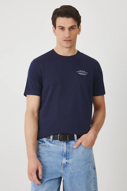 

Хлопковая футболка Medicine, темно-синий