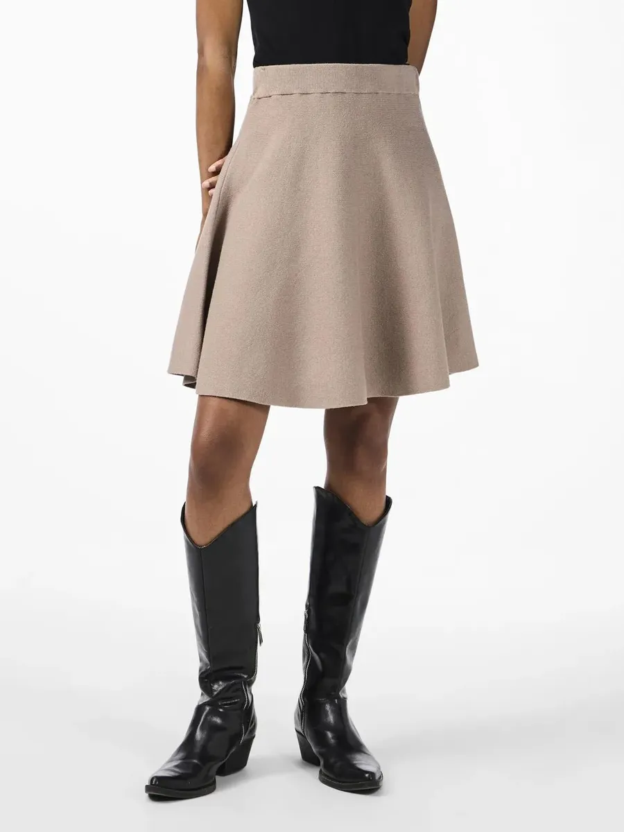 

Мини-юбка Y.A.S "YASFONNY HW KNIT SKIRT S. NOOS", цвет Fungi