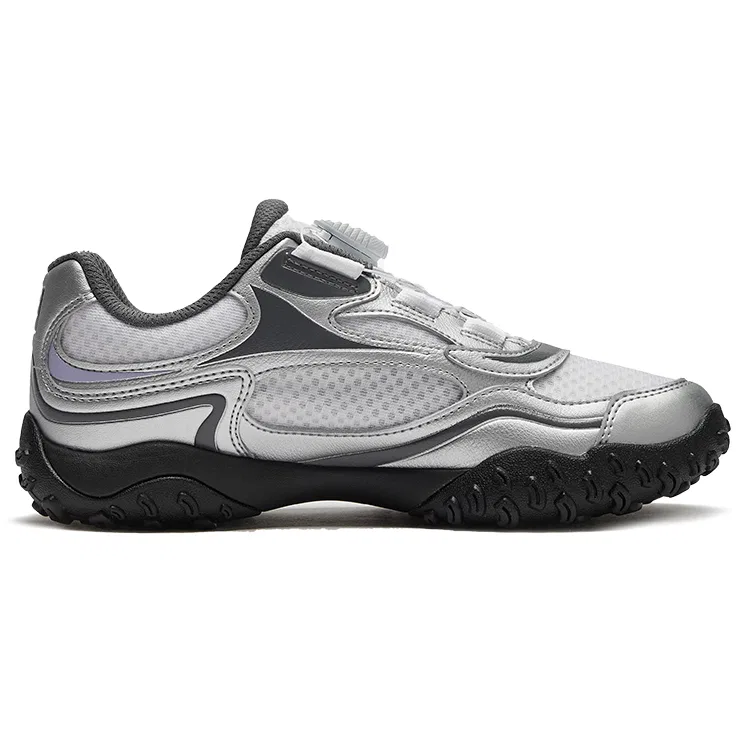 Кроссовки беговые FILA KIDS BOA Pebble Shoes низкие белые/серебристые — фото 4