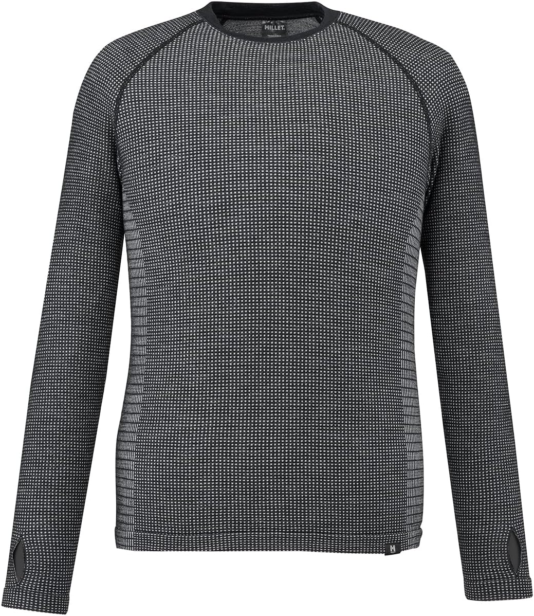 

Мужская флисовая толстовка MILLET MIV01905 из вафельной шерсти, черный