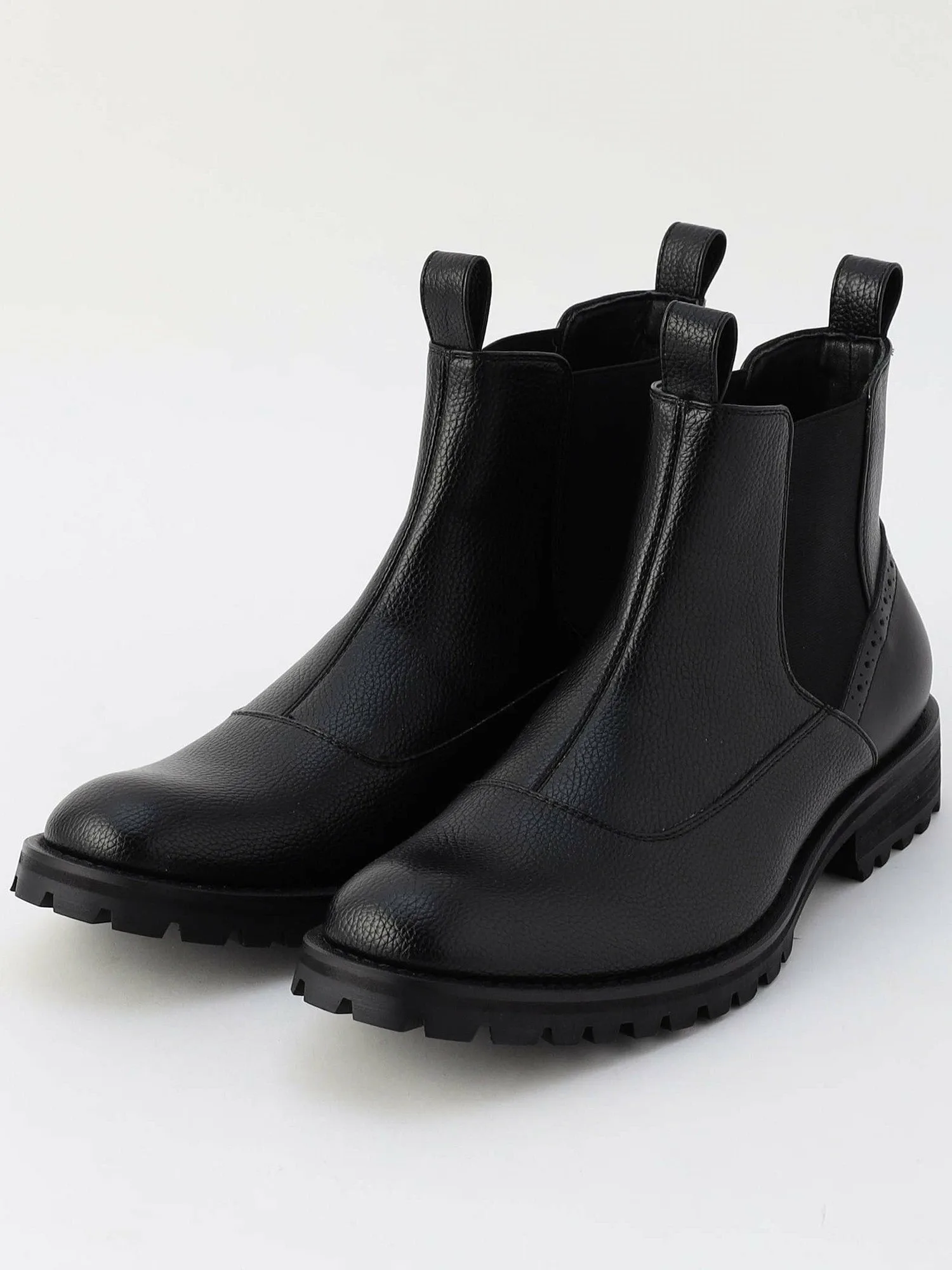 Ботинки с боковой вставкой и подошвой-«танком» NICOLE CLUB FOR MEN, 49 Black — фото 3