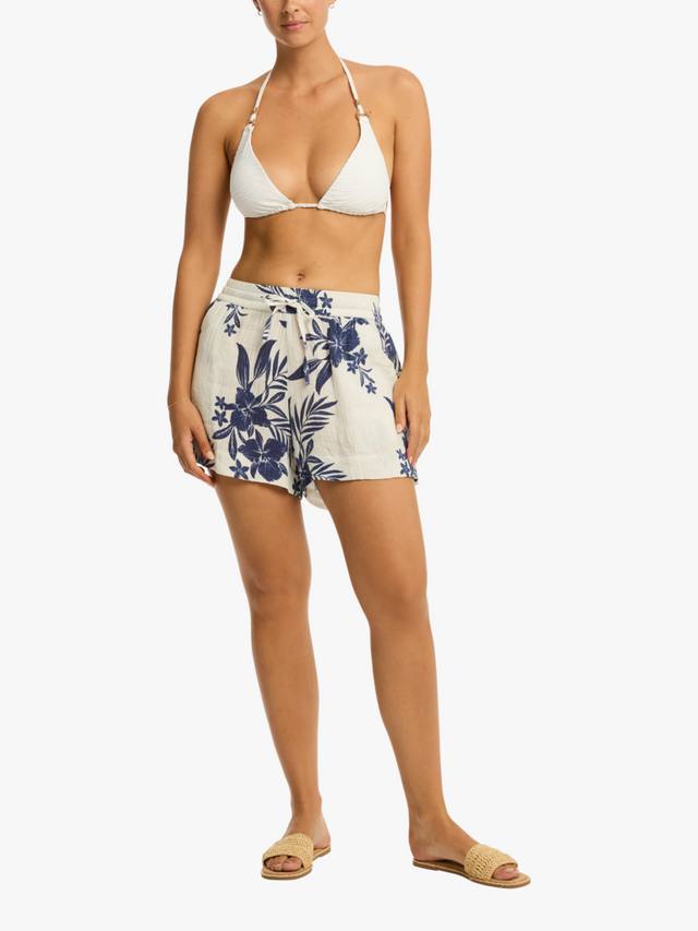 

Шорты пляжные Aloha Sea Level, White/Blue