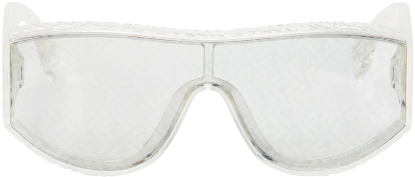 

Прозрачные солнцезащитные очки «Lab» Fendi, Crystal/Smoke mirror