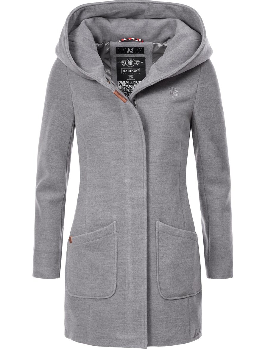 

Демисезонное пальто MARIKOO Maikoo, mottled grey