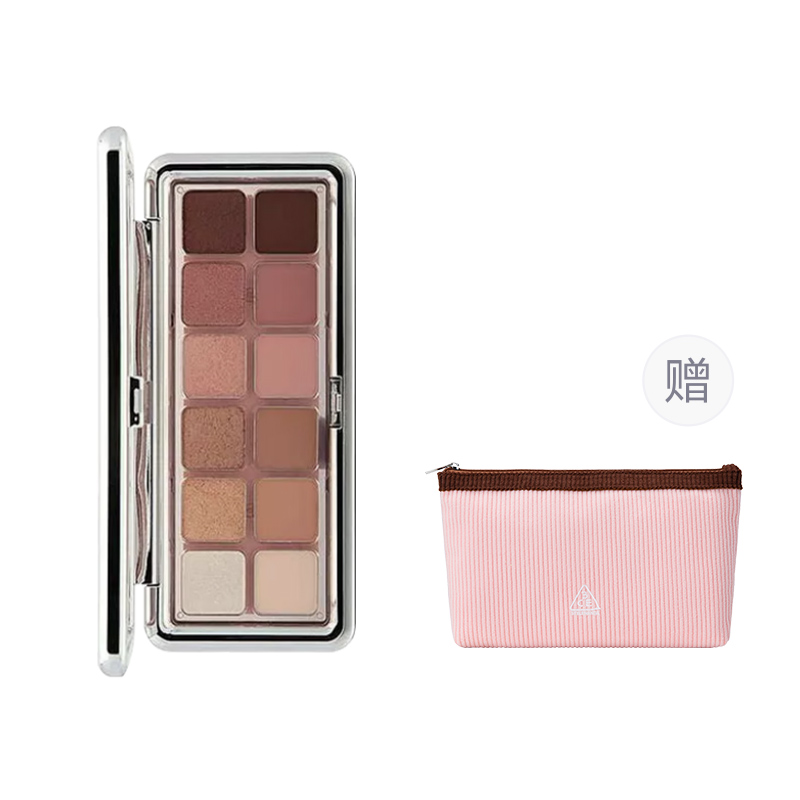 

Тени для век в земляных тонах, легко растушевываются, шиммер и мат, 12 цветов 3CE