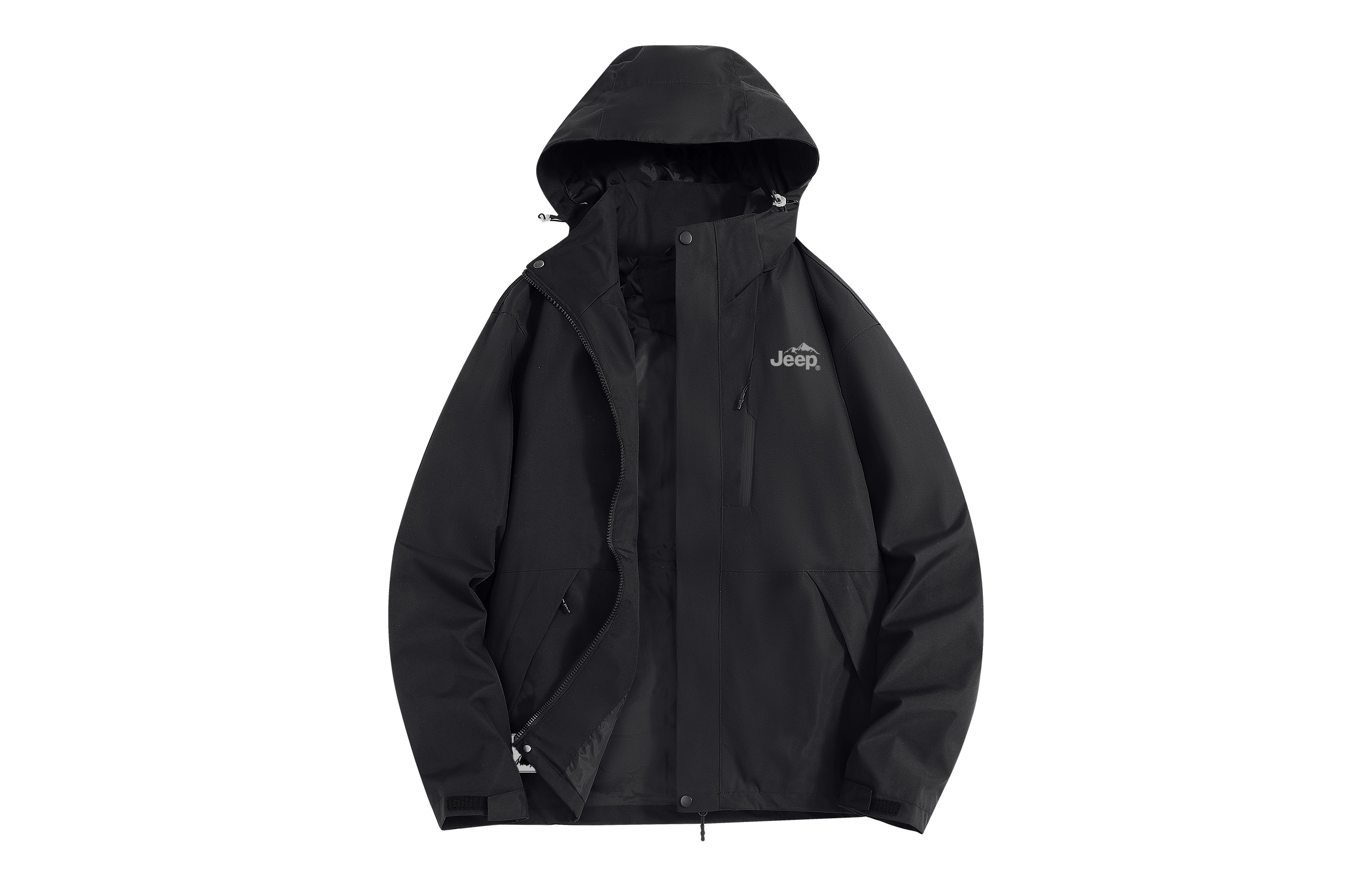 

Jeep Повседневная куртка унисекс, Pure Black (Unlined Jacket)